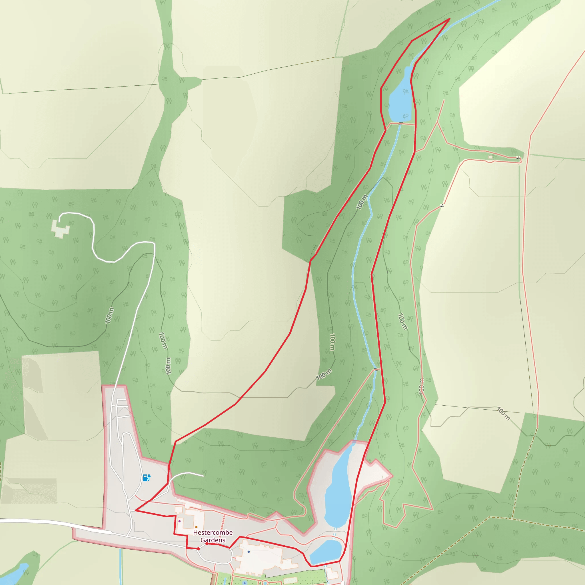 Hestercombe House mobile static map