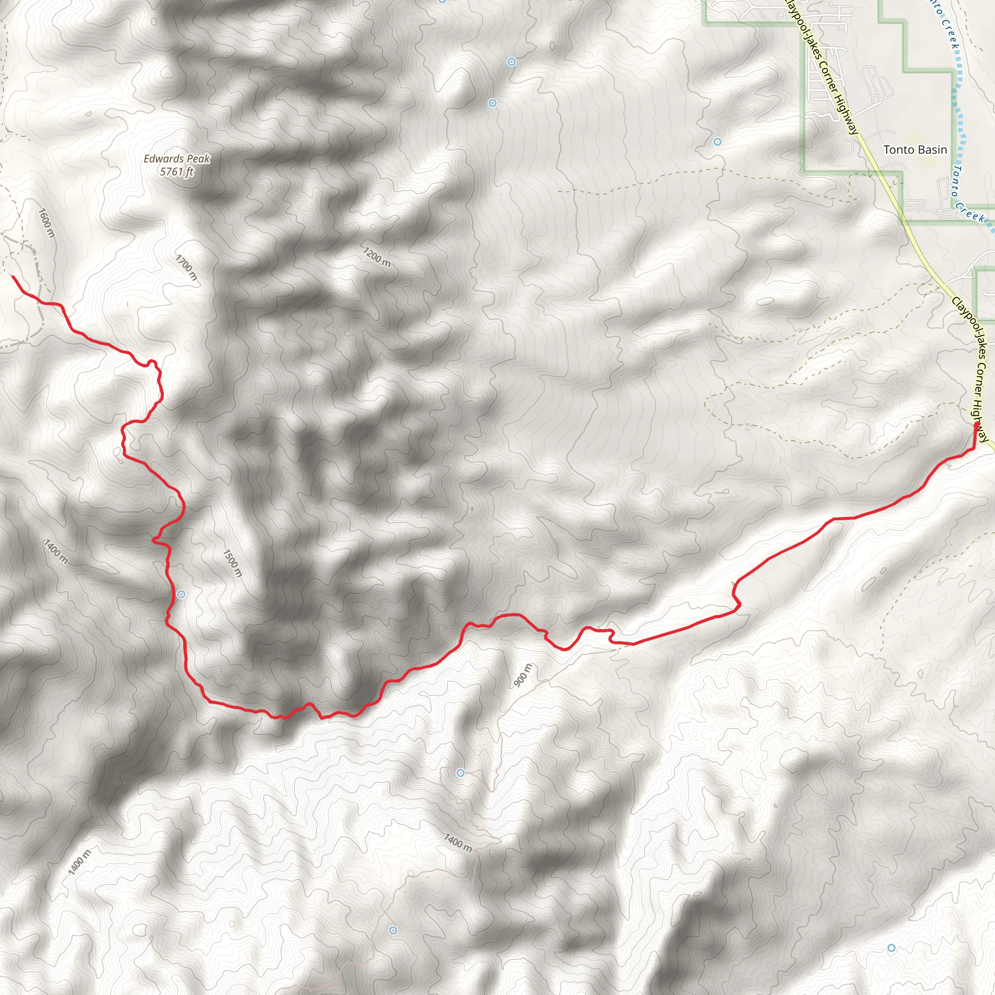 Sycamore Trail mobile static map