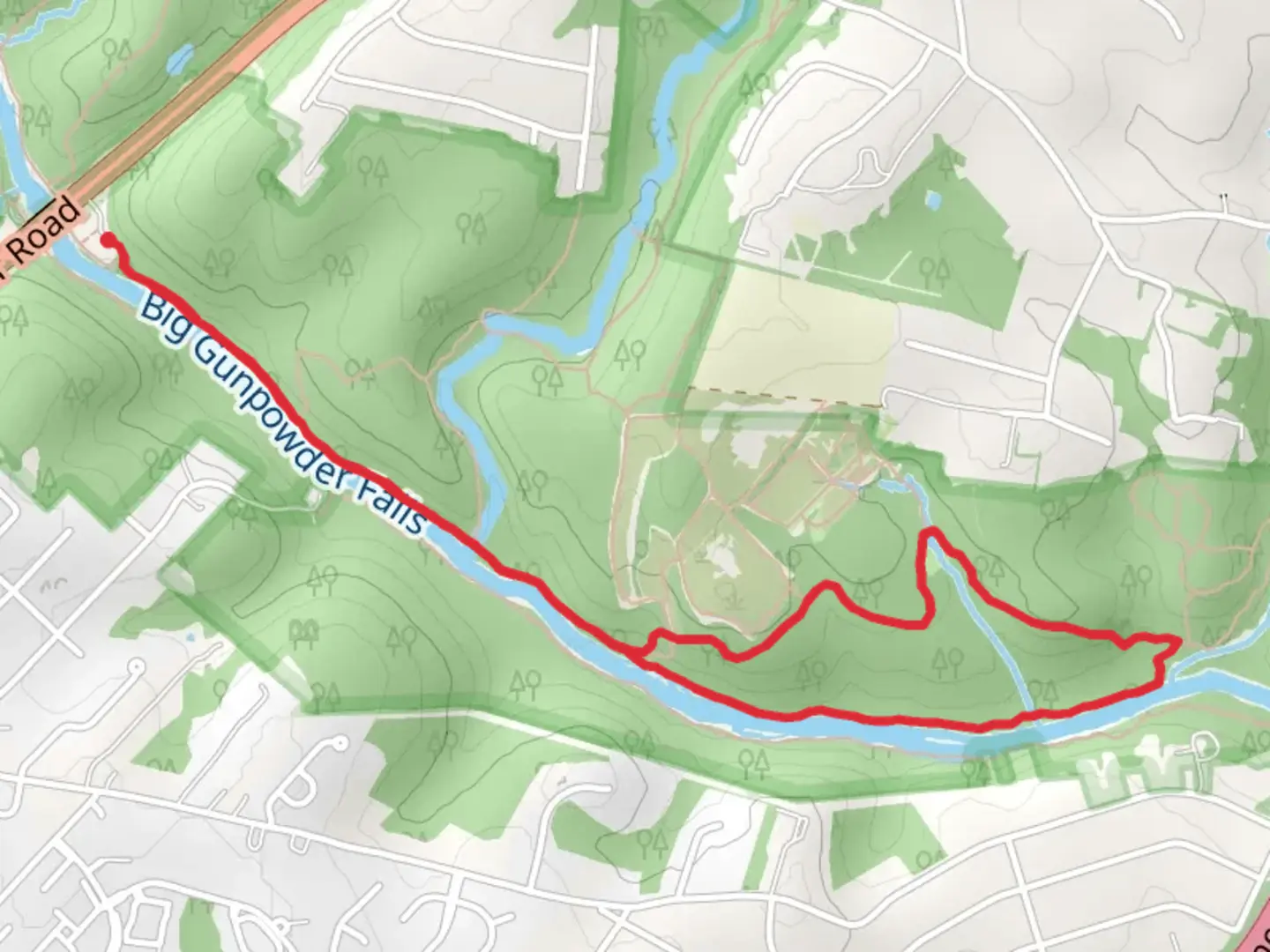 An image depicting the trail Lost Pond Loop Trail and its surrounding area.