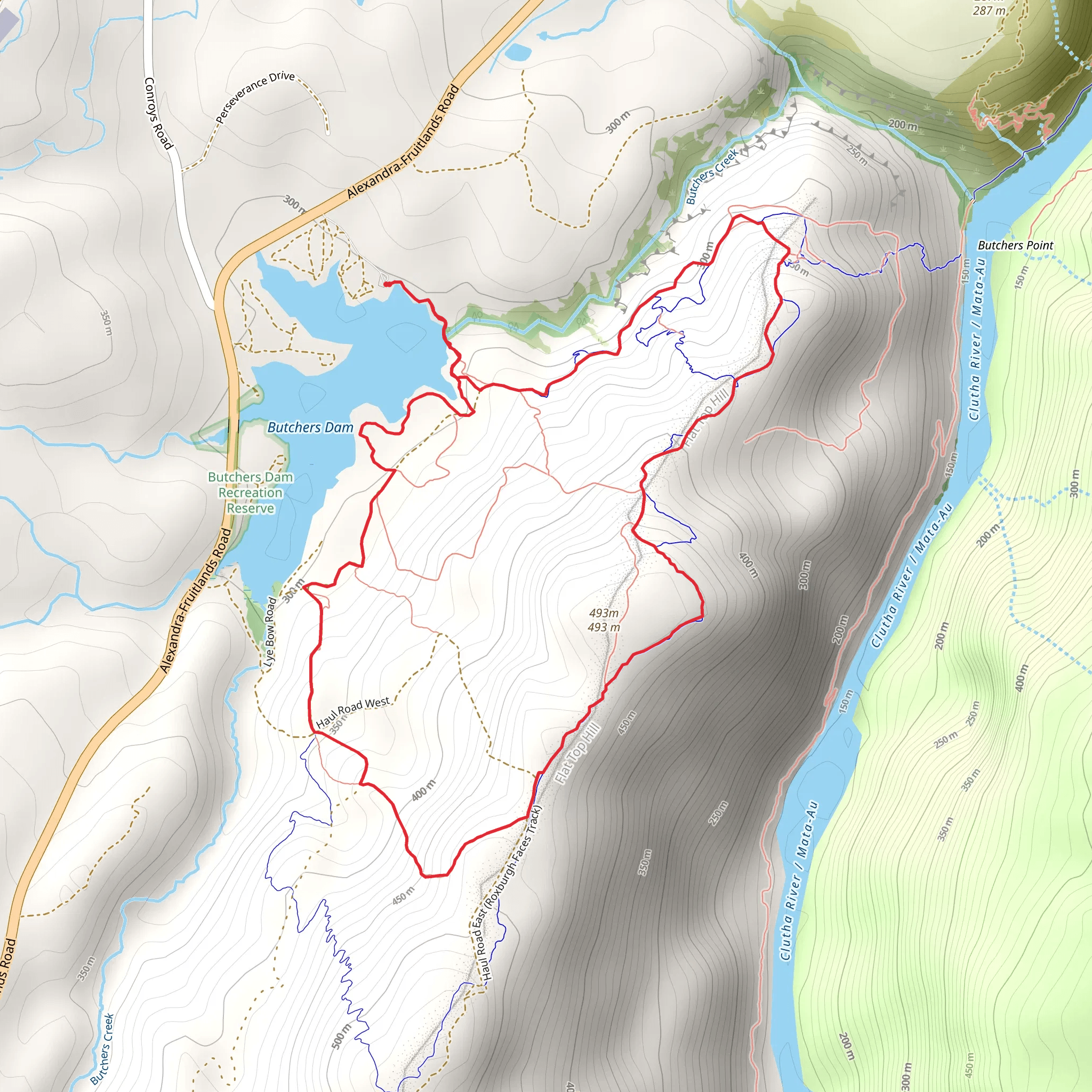 Basin View Track mobile static map