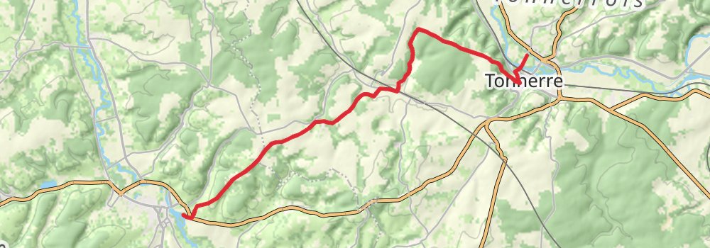Camino Perl-Saint Jean Pied de Port via Vézelay stage 19 Map