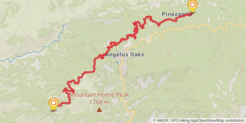 Santa Ana River Trail stage 3 Map