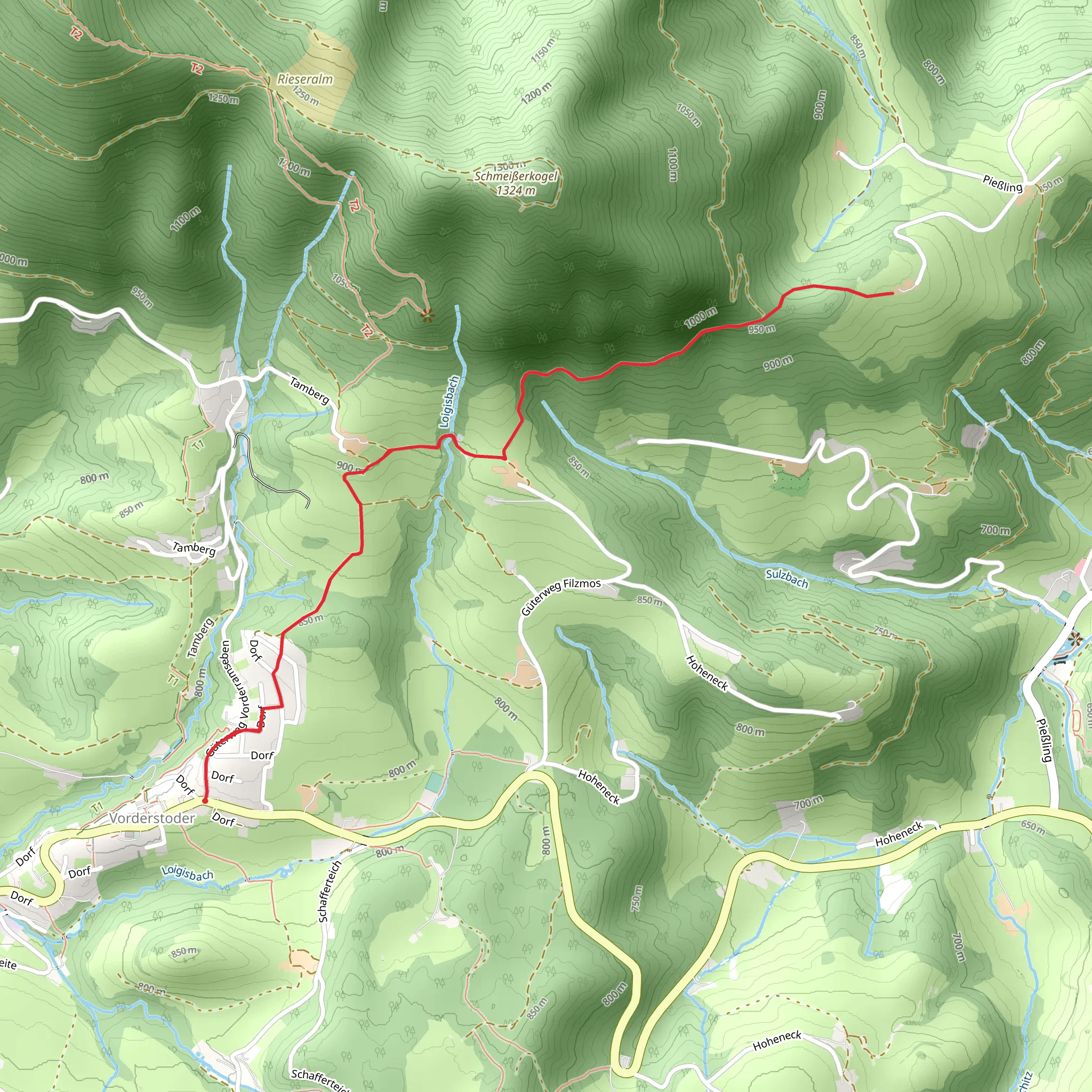 Vorderstoder - Hunger mobile static map