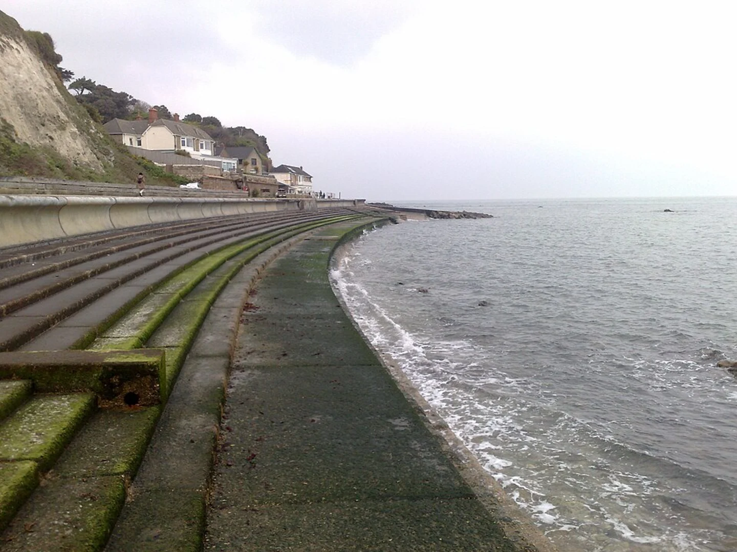 An image depicting the trail Bonchurch Down, Landslop Recreational Area and Horseshoe Bay via Isle of Wight and its surrounding area.