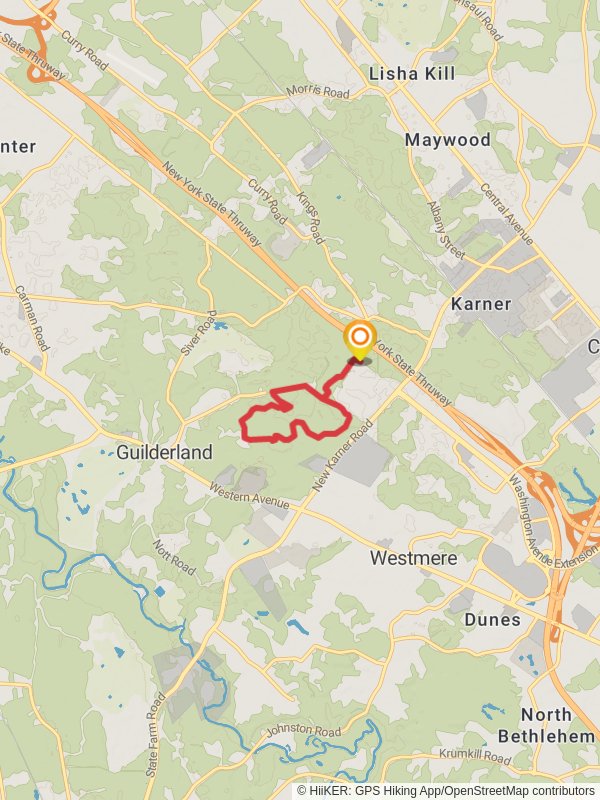 Albany Loop mobile static map