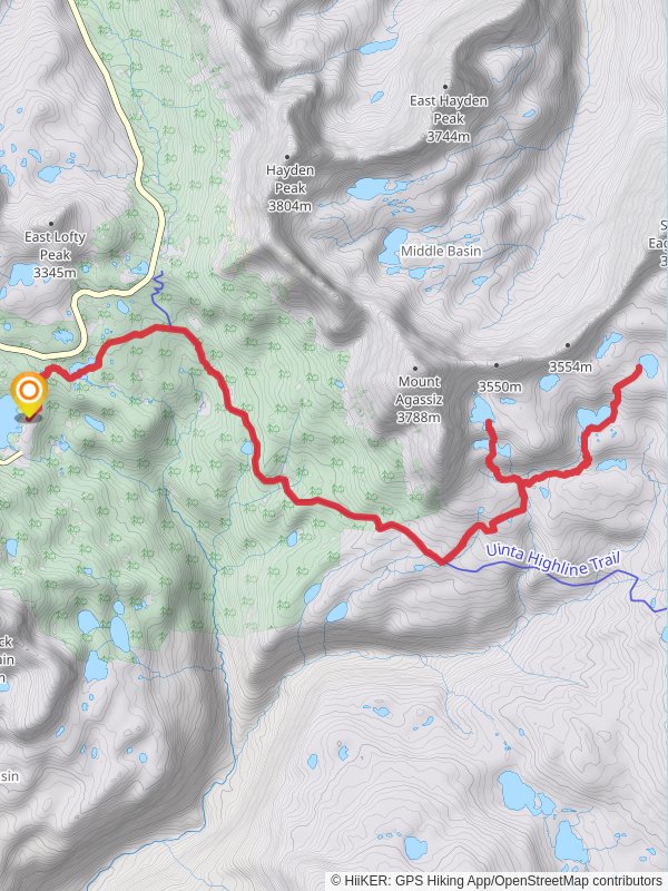 Mirror Lake Trail and Naturalist Basin Trail