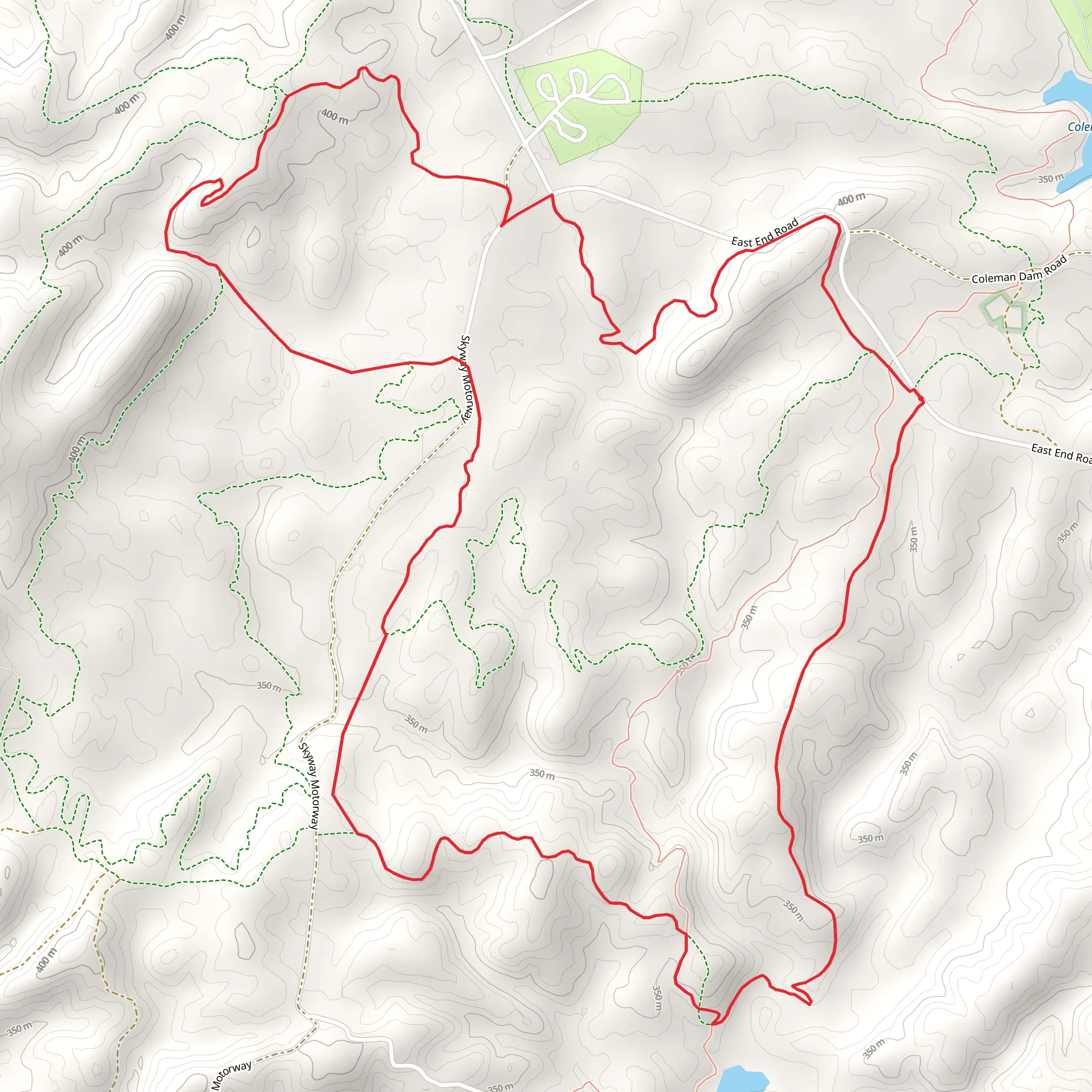 Sweetwater Horse Loop Trail mobile static map