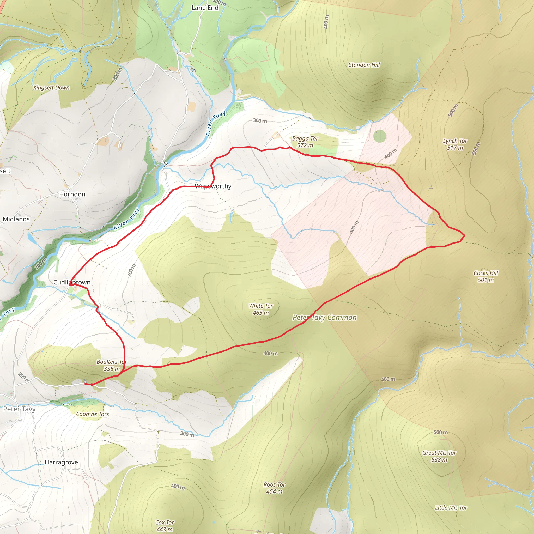 Langstone Man Loop mobile static map