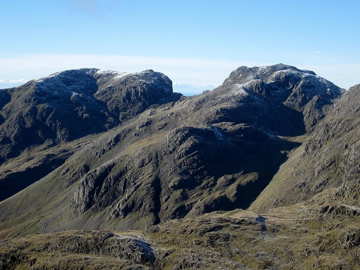 Scafell Pike from Seathwaite