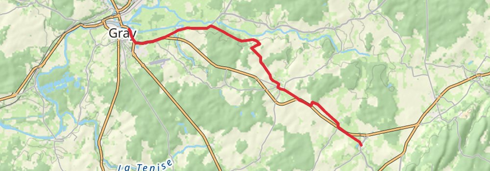 Camino Strasbourg-Saint Jean Pied de Port via Vézelay stage 19 Map