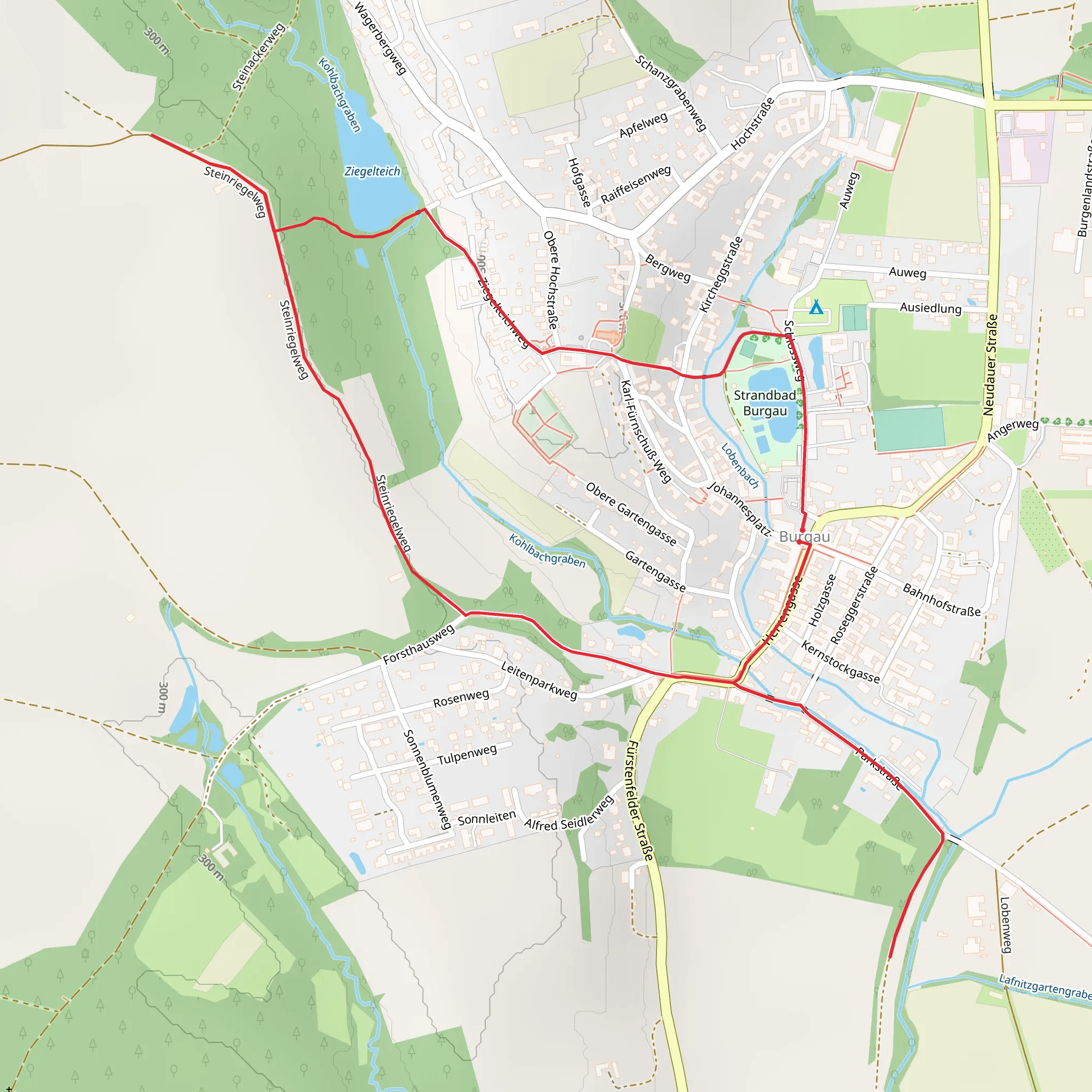 Labonca Rundweg mobile static map