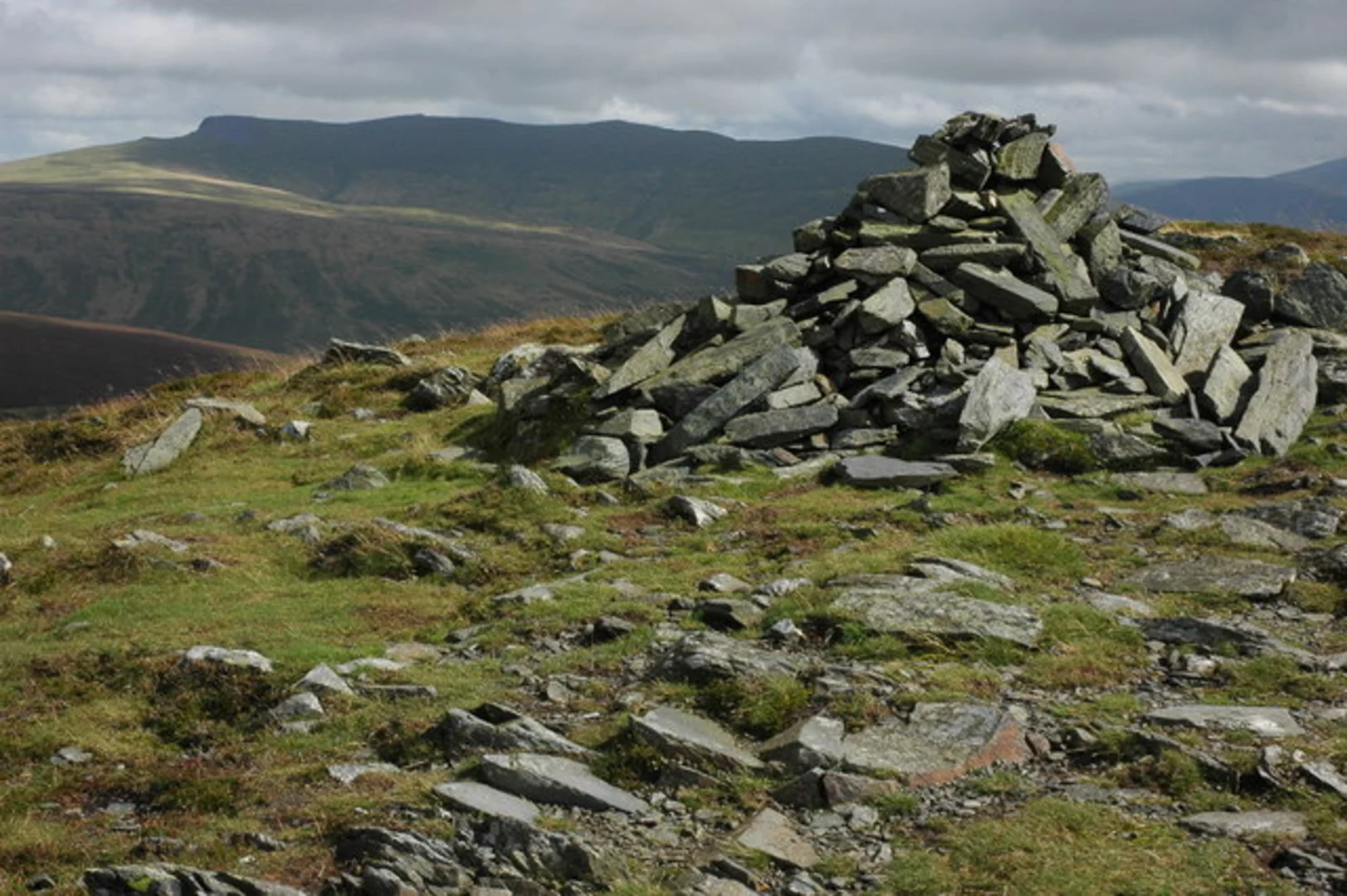 An image depicting the trail Ullock Pike, Skiddaw and Bakestall Loop and its surrounding area.