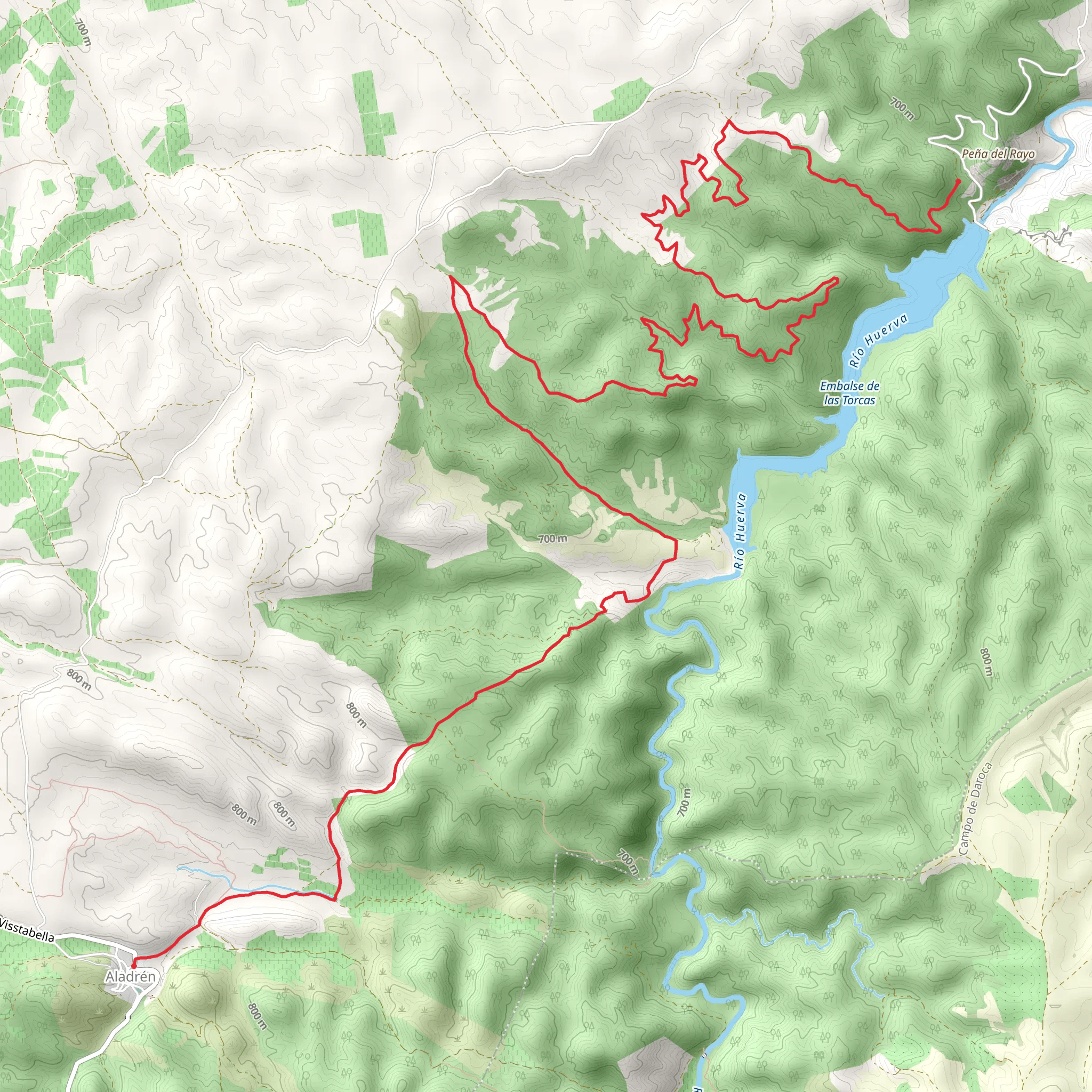 Aladrén - House of the Pantanero PR Z 141 mobile static map