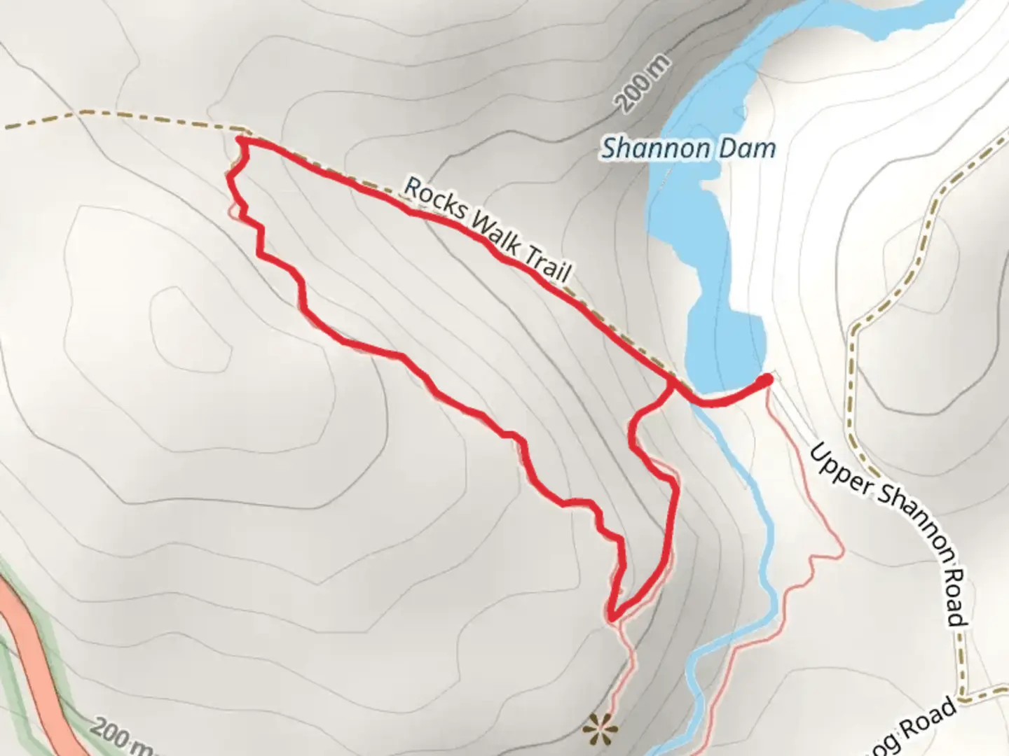 An image depicting the trail Rocks Walking Trail and its surrounding area.