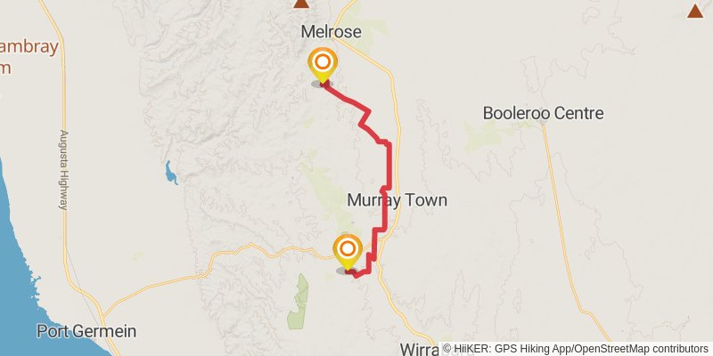 Mawson Trail alt 8 Map
