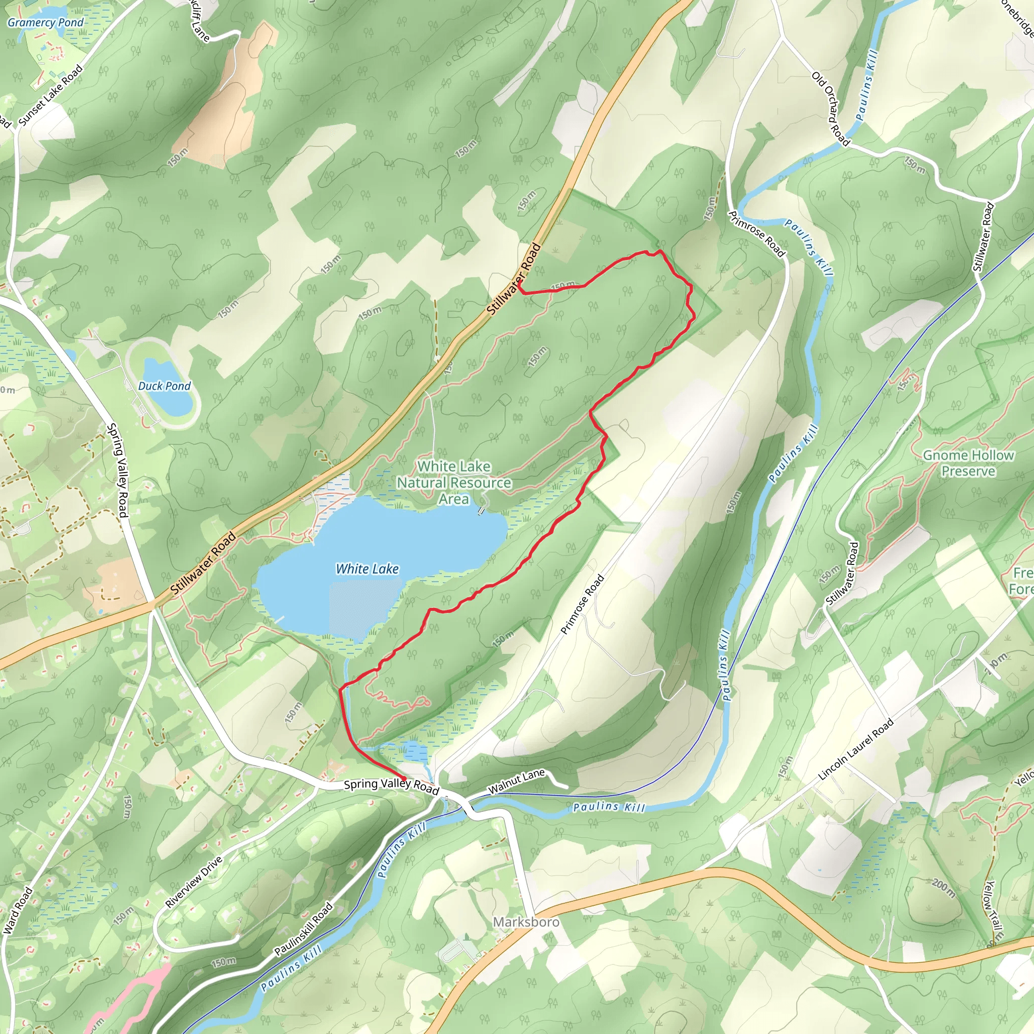 Ridge and Valley Trail mobile static map