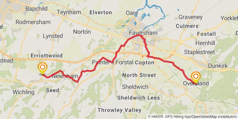 Augustine Camino stage 3 Map