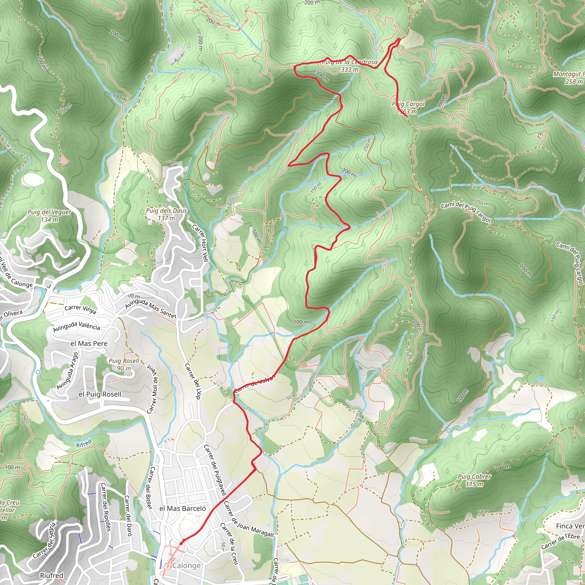 Puig Cargol Trail SL C 26 mobile static map