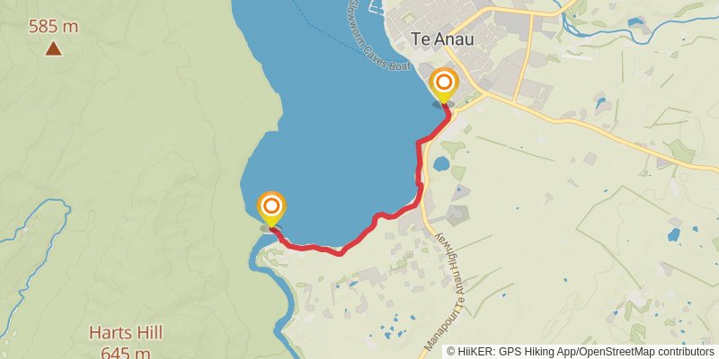 Kepler Track spur 1 Map