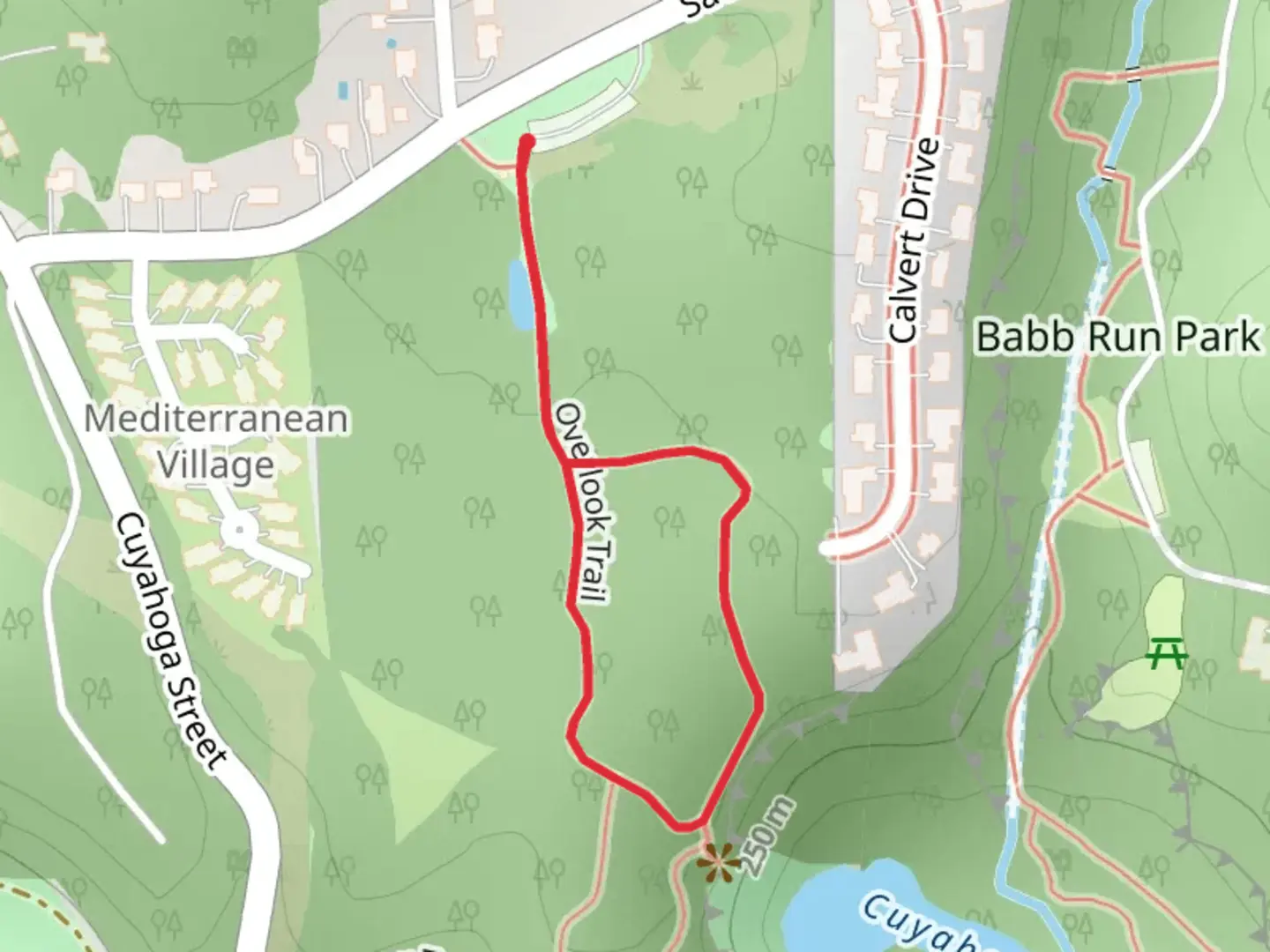 An image depicting the trail Overlook Loop Trail and its surrounding area.