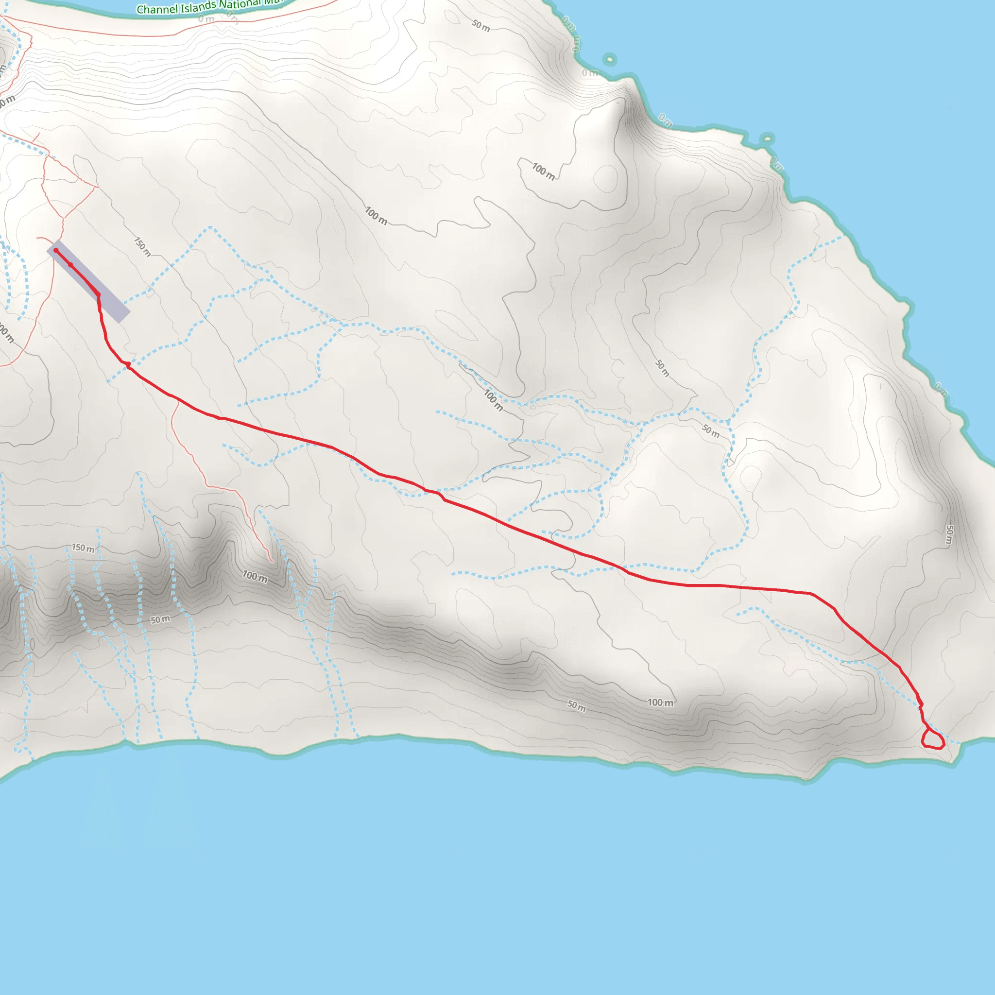 Cardwell Point Trail mobile static map