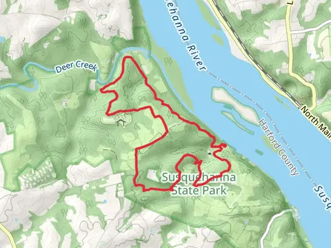 Susquehanna Ridge, Deer Creek and Ivy Branch Loop Trail