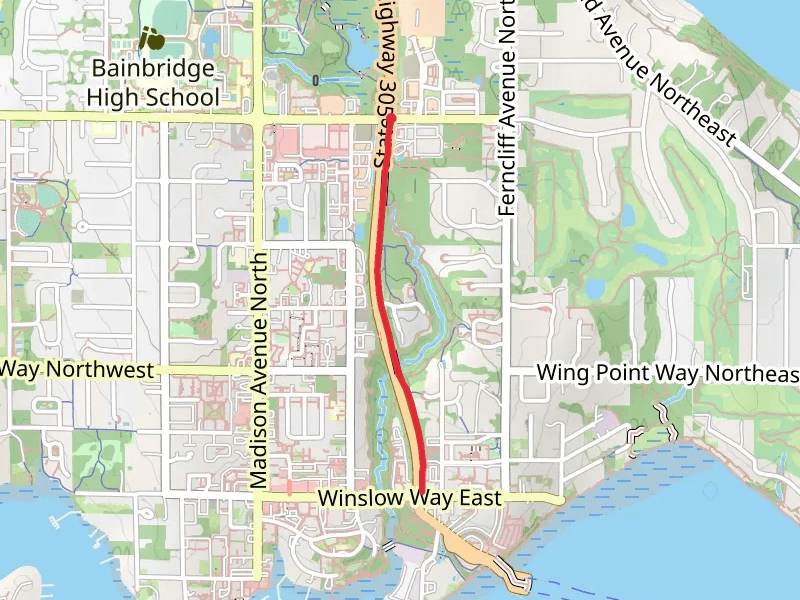 Sound to Olympics Trail - High School Road Northeast