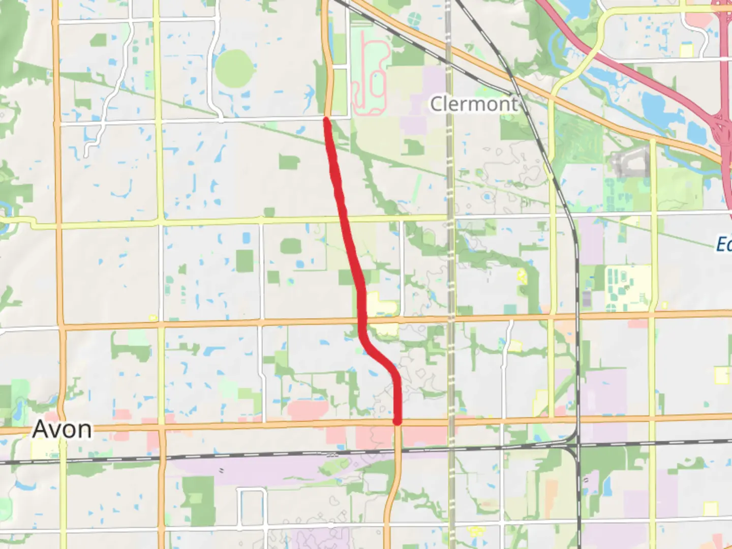 An image depicting the trail Ronald Reagan Loop Path and its surrounding area.