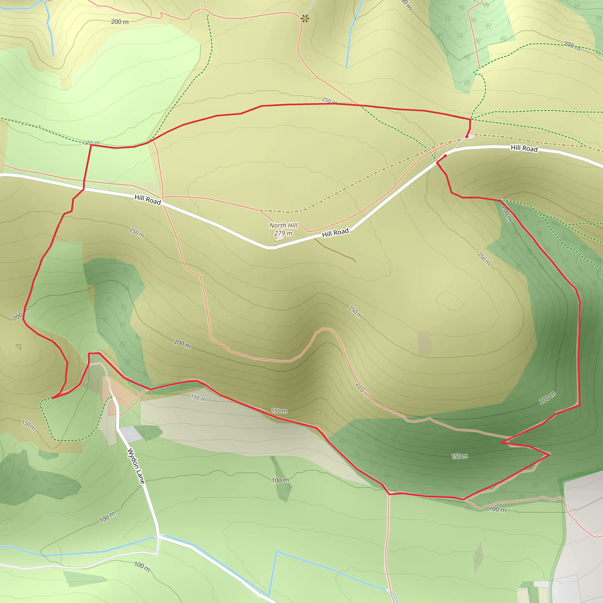 Bratton Ball Walk mobile static map