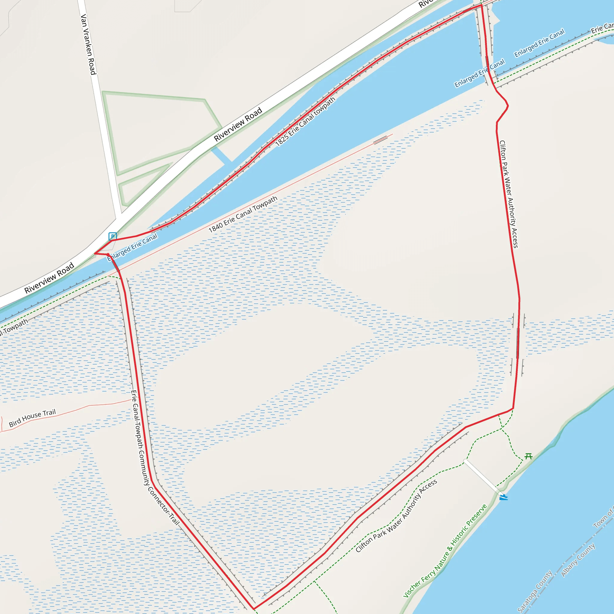 Bird Watching Loop mobile static map