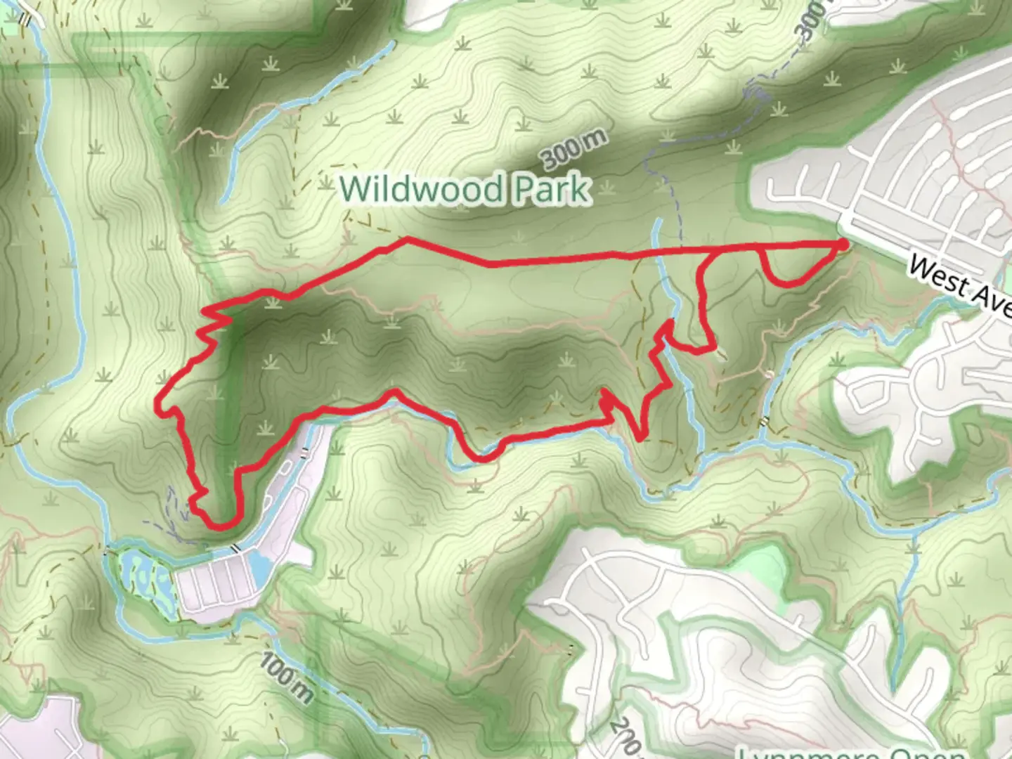 An image depicting the trail North Fork Arroyo Conejo Loop and its surrounding area.