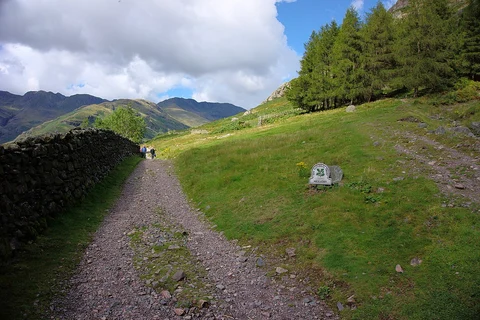 An image depicting the trail Middle Fell, Seatallan and Buckbarrow Peak Loop - Nether Wasdale and its surrounding area.