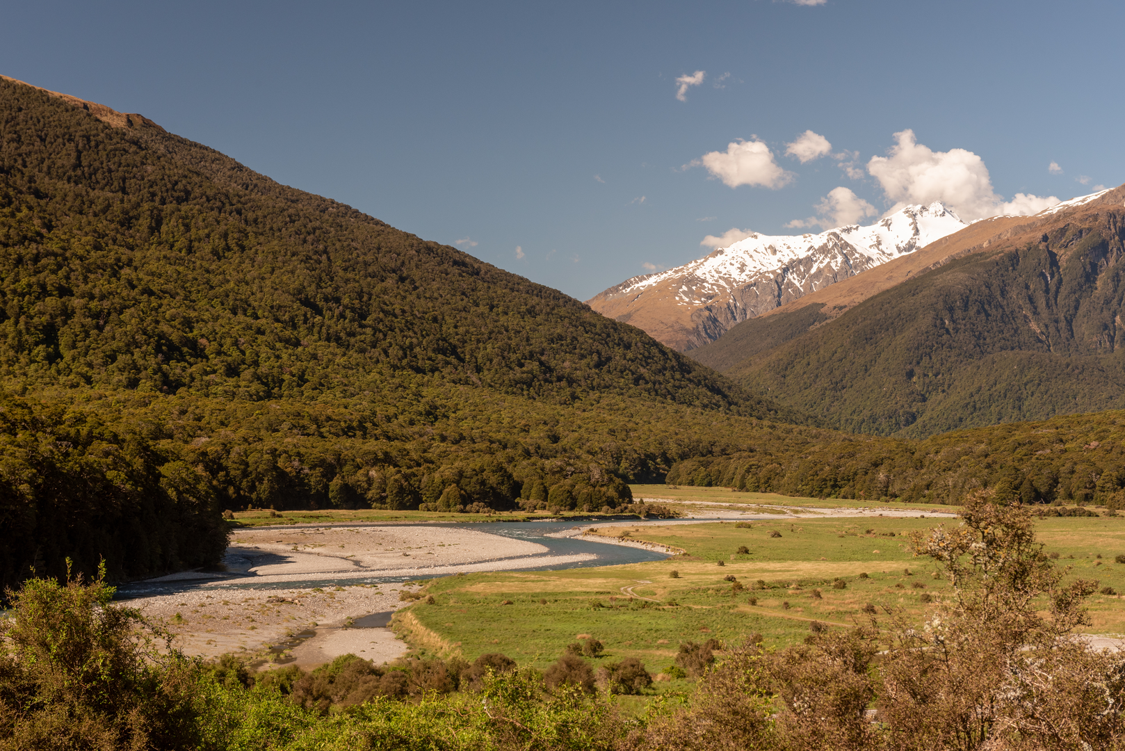 An image depicting the trail Cameron Valley Track and its surrounding area.