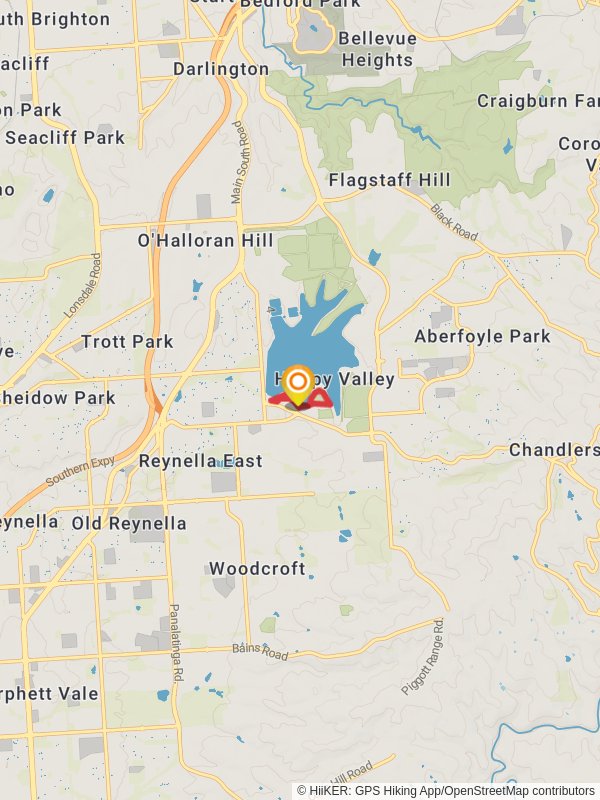 Southern Loop - Happy Valley Reservoir mobile static map