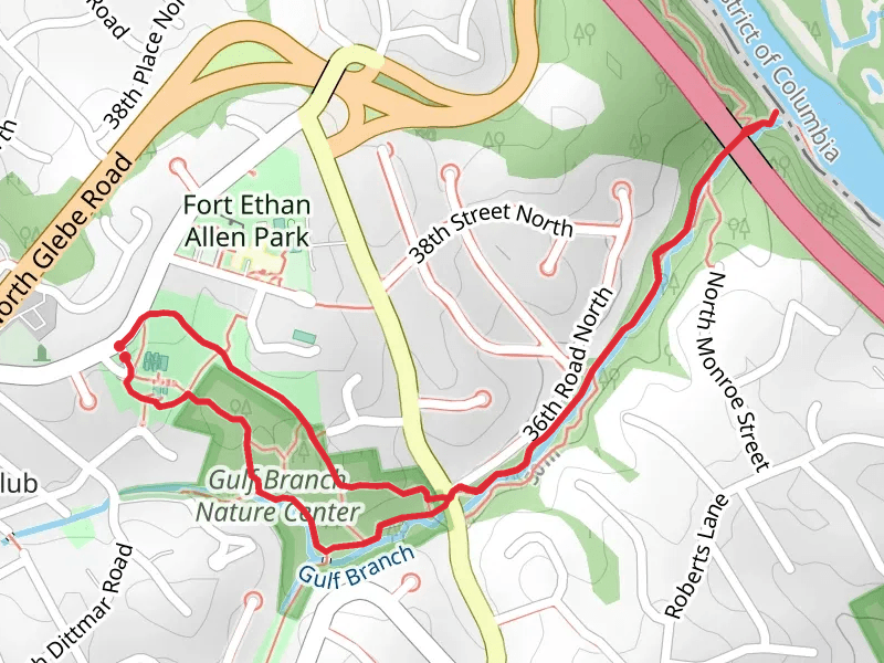 Glebe Road Park and Gulf Branch Trail