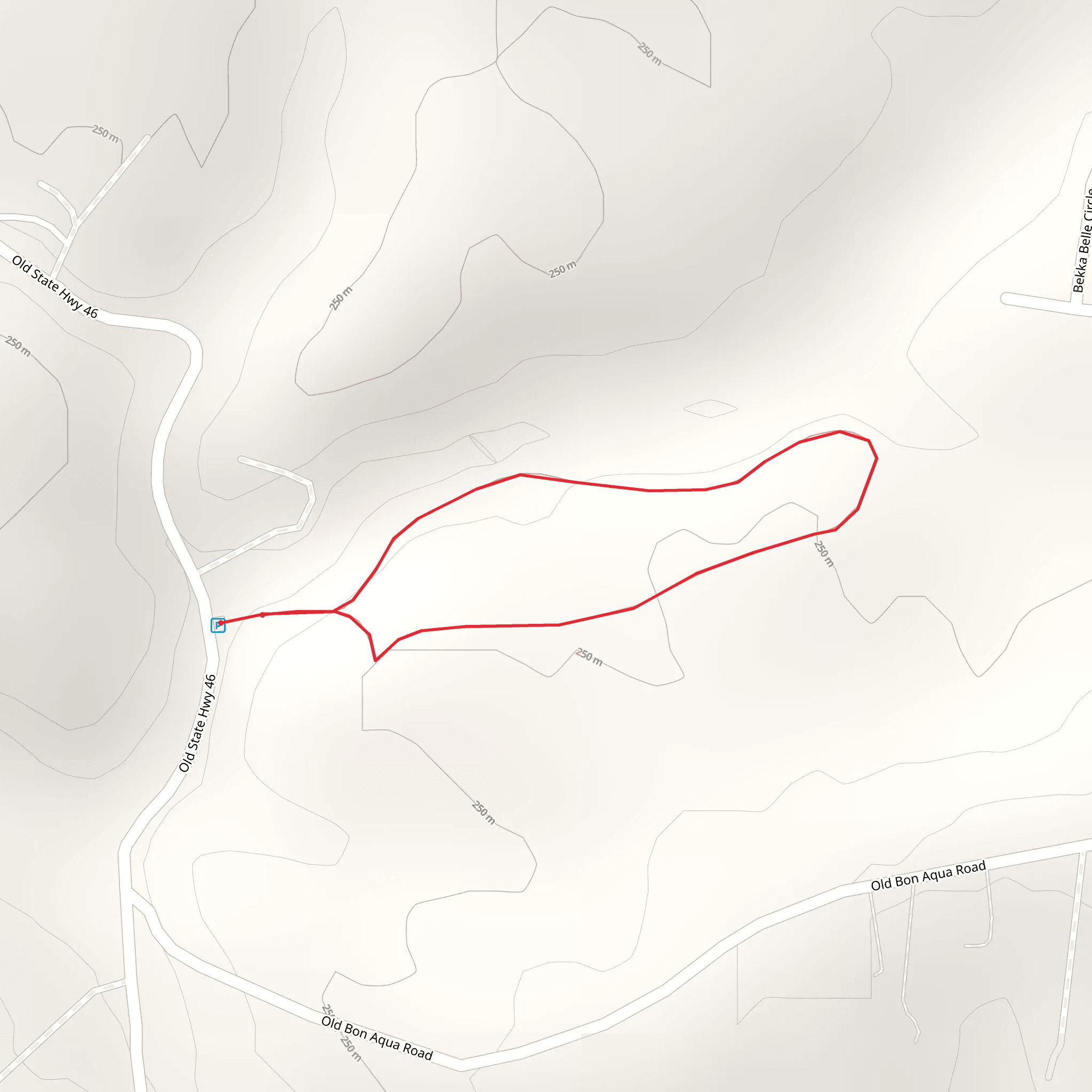 Old State Road Loop mobile static map