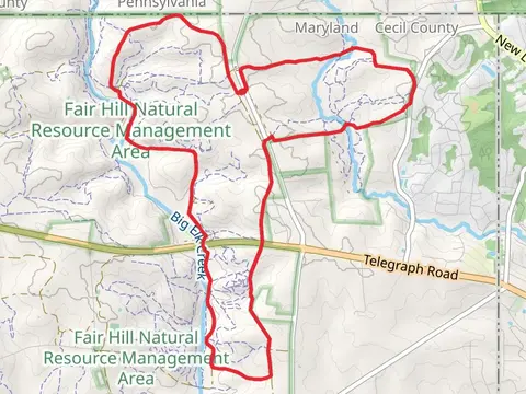 Blue Trail and Yellow Loop Trail