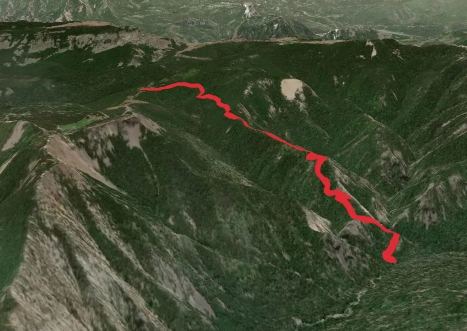 An image depicting the trail Mjb Trail and its surrounding area.