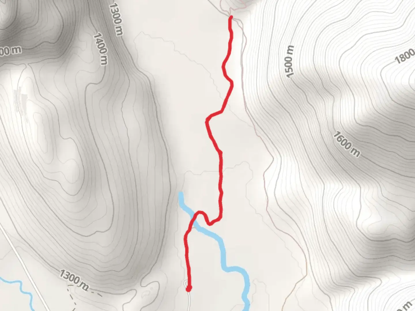 An image depicting the trail Work Center Trail and its surrounding area.