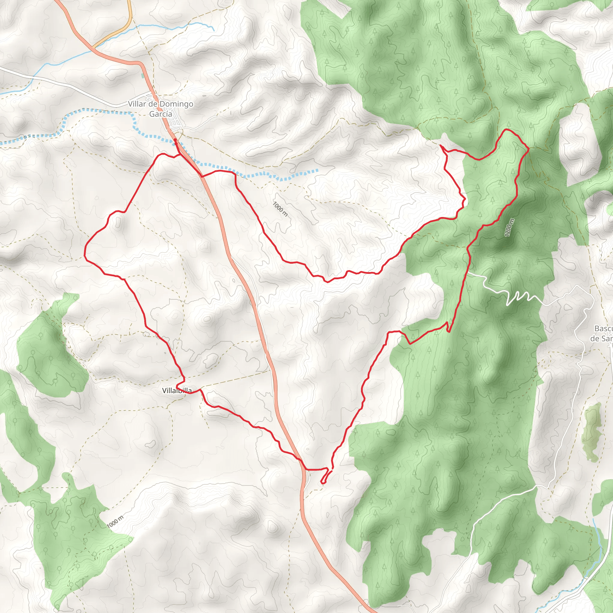 From the Alcarria to the Sierra PR CU 48 mobile static map