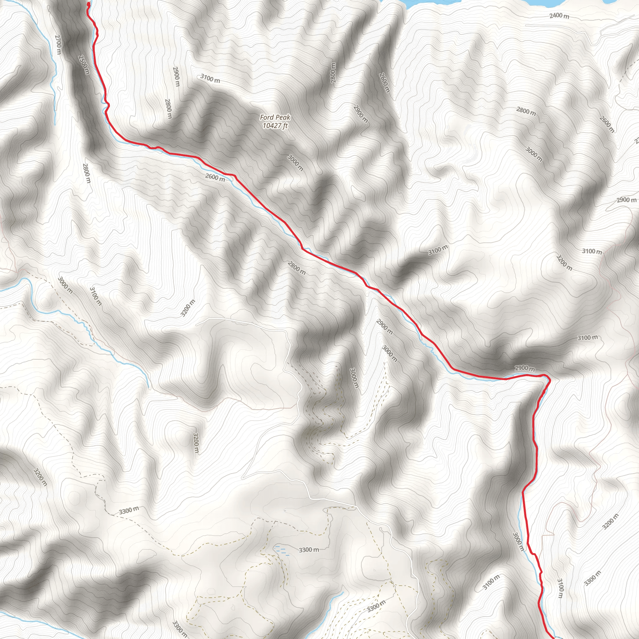 Rocky Fork Creek mobile static map