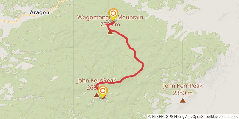 Continental Divide Trail - New Mexico stage 32 Map