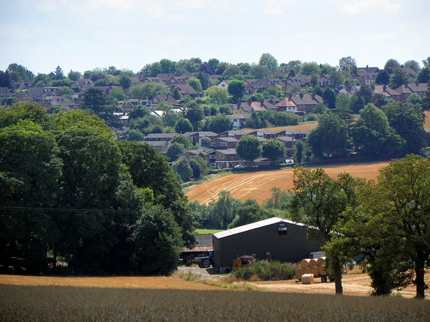 An image depicting the trail Wheathampstead Circular and its surrounding area.