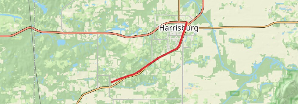 Tunnel Hill State Trail stage 4 Map