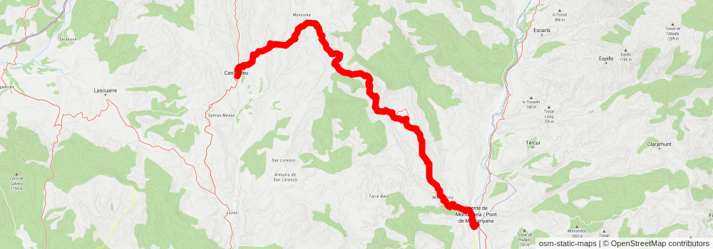 GR 1 Sender Historic stage 25 Map