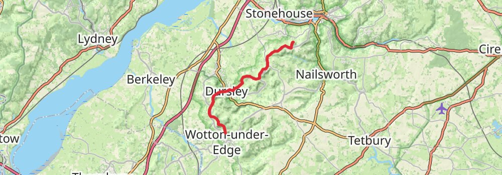 Land's End To John O'Groats stage 25 Map