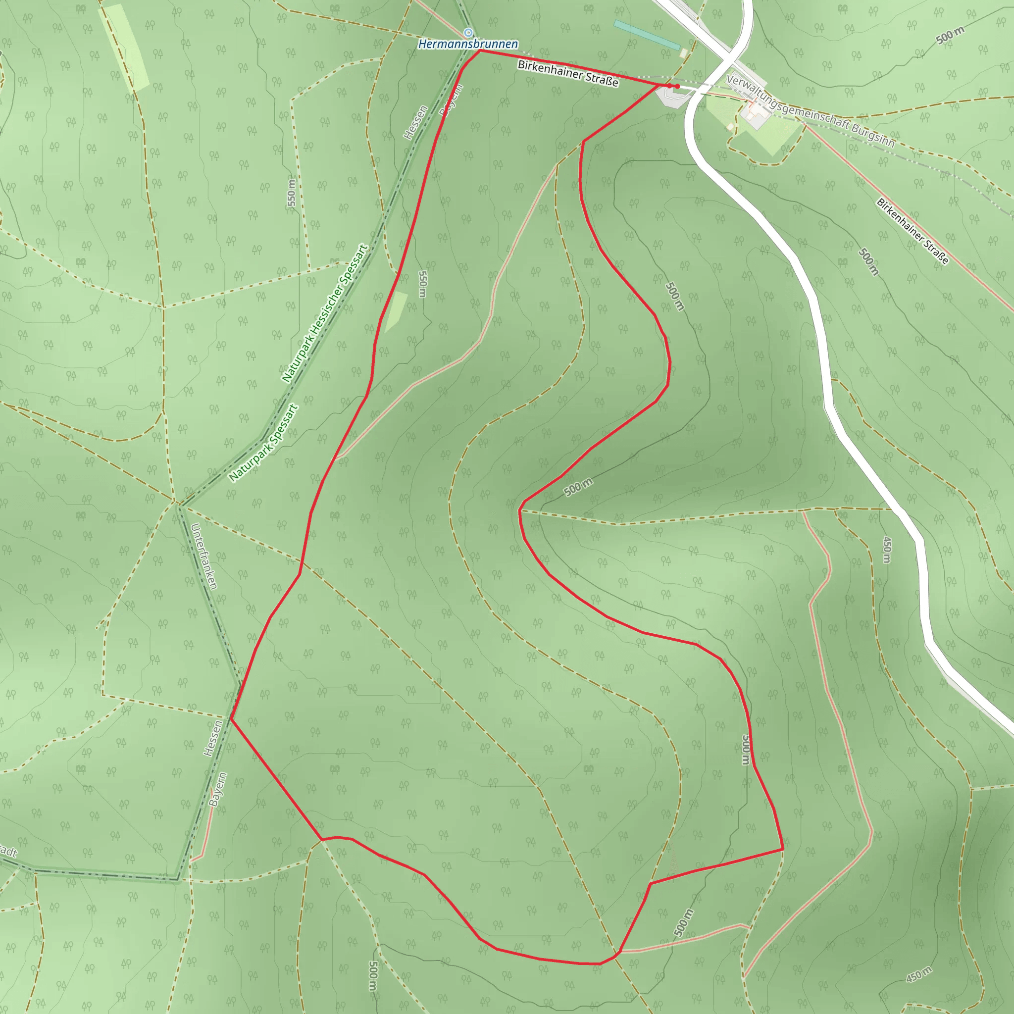 Scheilwald Loop mobile static map