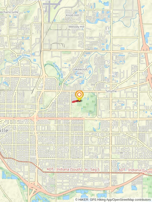 Wesselman Woods Nature Preserve Out and Back