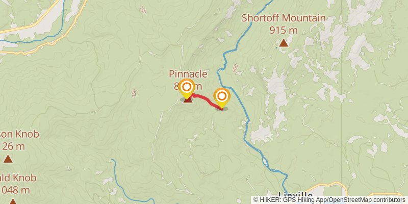 Linville gorge hotsell loop map