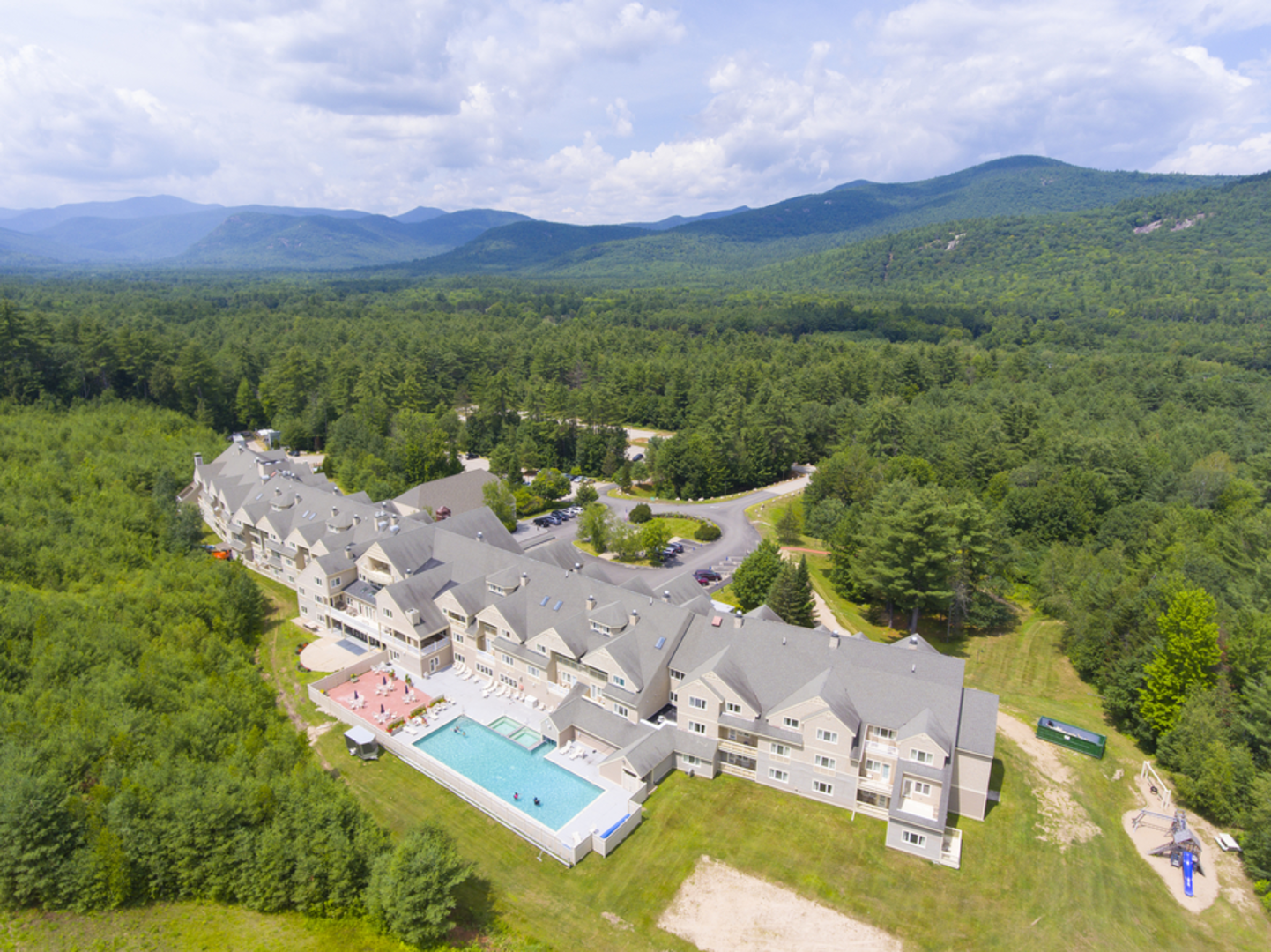 An image depicting the trail Attitash Trail and its surrounding area.